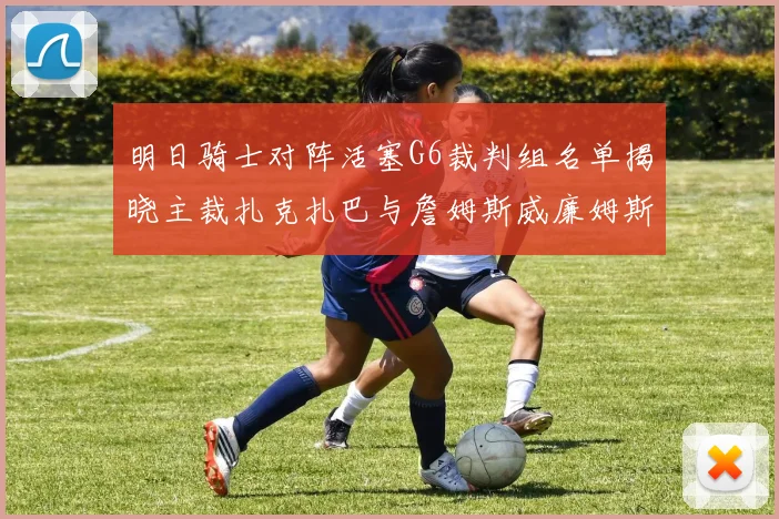 明日骑士对阵活塞G6裁判组名单揭晓主裁扎克扎巴与詹姆斯威廉姆斯在列